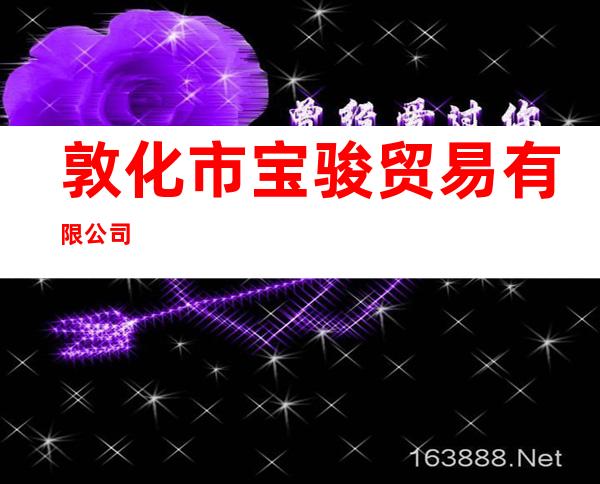 敦化市宝骏贸易有限公司