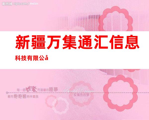 新疆万集通汇信息科技有限公司