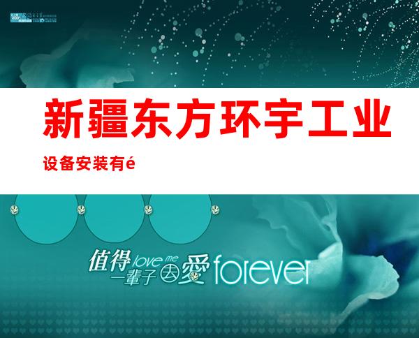 新疆东方环宇工业设备安装有限责任公司