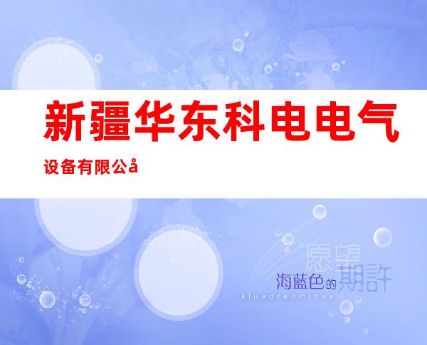新疆华东科电电气设备有限公司