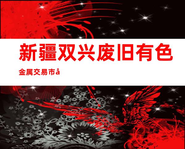 新疆双兴废旧有色金属交易市场有限责任公司