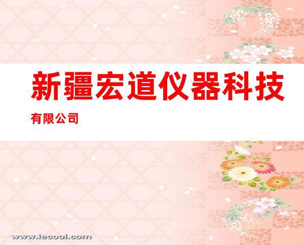 新疆宏道仪器科技有限公司