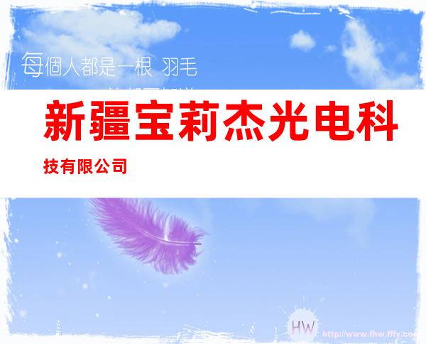 新疆宝莉杰光电科技有限公司