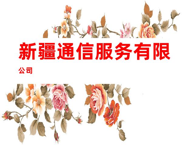 新疆通信服务有限公司