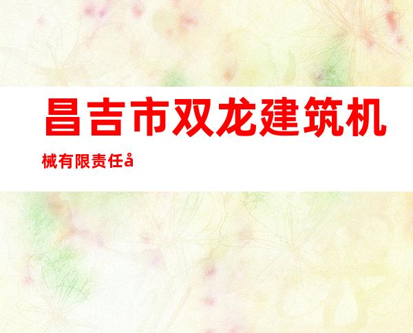 昌吉市双龙建筑机械有限责任公司