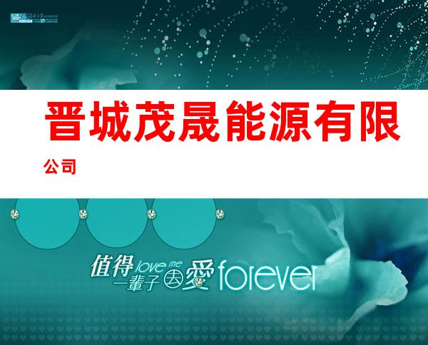 晋城茂晟能源有限公司