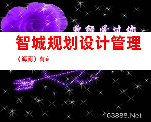 智城规划设计管理(海南)有限公司