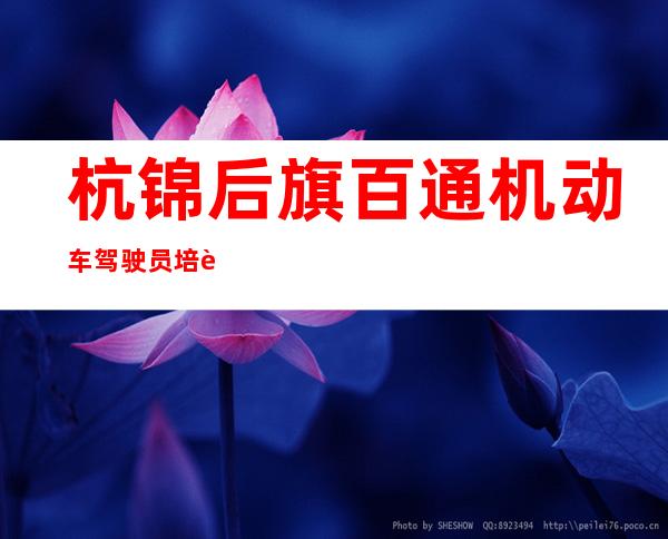 杭锦后旗百通机动车驾驶员培训学校有限公司