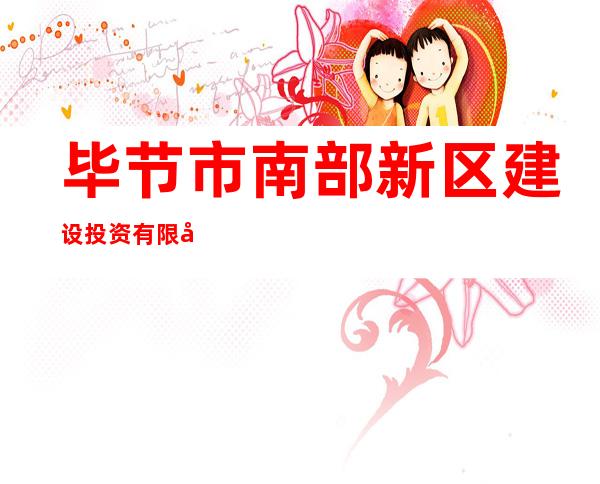 毕节市南部新区建设投资有限公司
