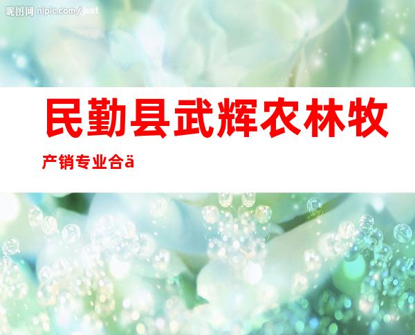民勤县武辉农林牧产销专业合作社
