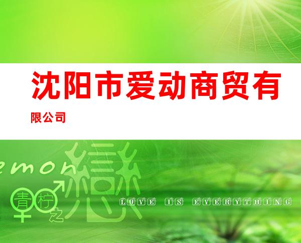沈阳市爱动商贸有限公司