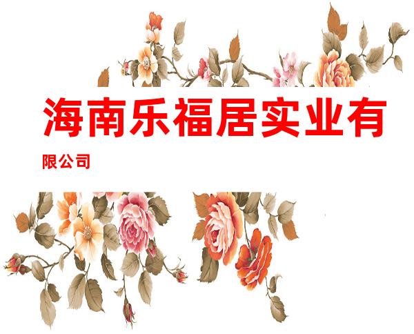 海南乐福居实业有限公司