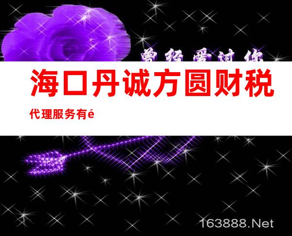 海口丹诚方圆财税代理服务有限公司