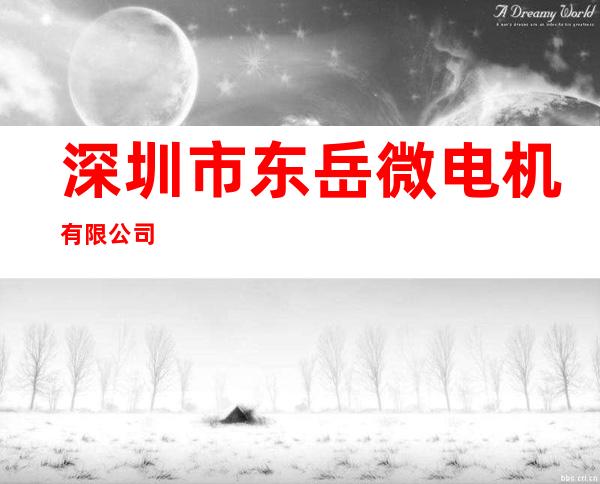 深圳市东岳微电机有限公司