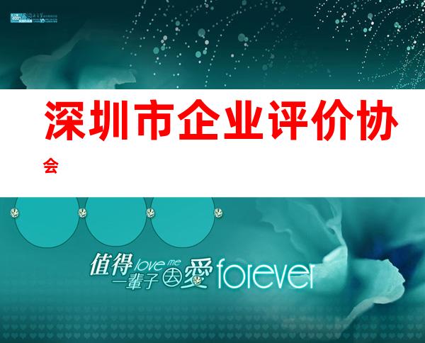 深圳市企业评价协会
