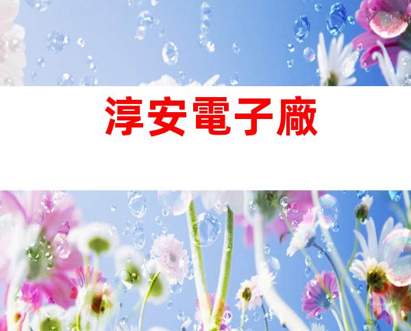 淳安電子廠