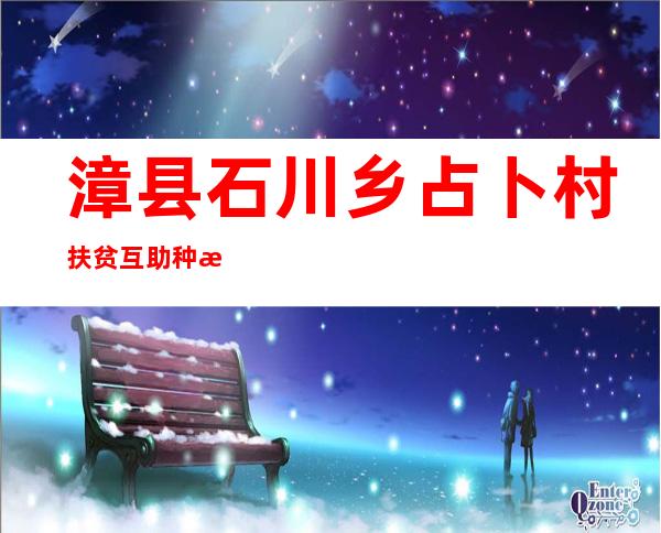 漳县石川乡占卜村扶贫互助种植农民专业合作社