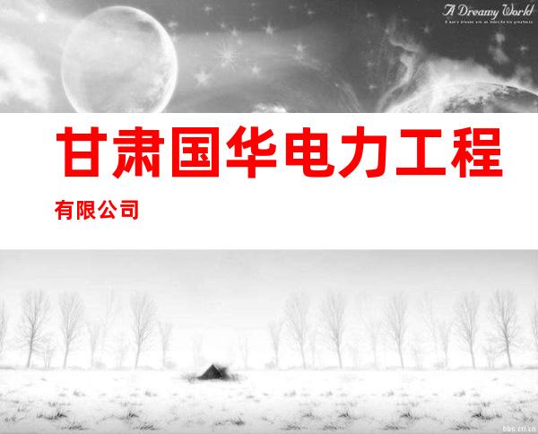 甘肃国华电力工程有限公司
