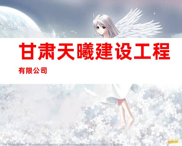 甘肃天曦建设工程有限公司