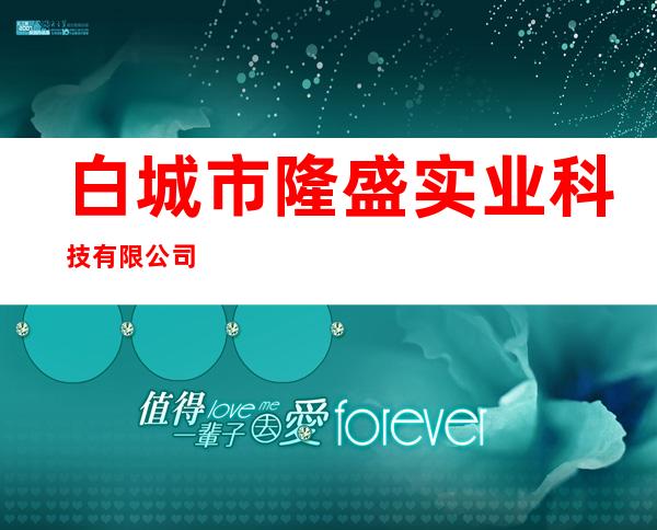 白城市隆盛实业科技有限公司