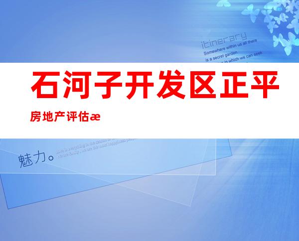 石河子开发区正平房地产评估有限责任公司