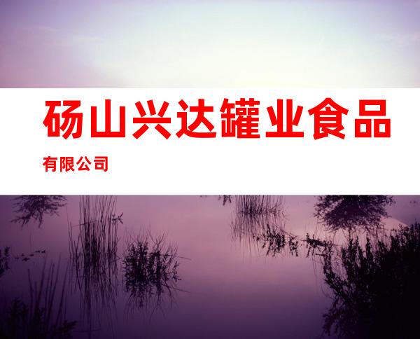 砀山兴达罐业食品有限公司