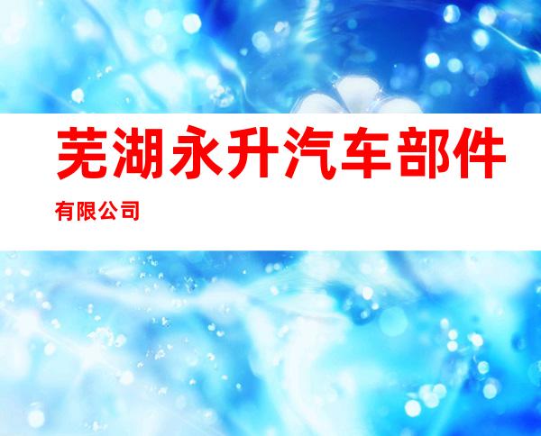 芜湖永升汽车部件有限公司