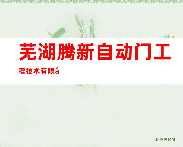 芜湖腾新自动门工程技术有限公司