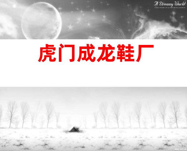虎门成龙鞋厂