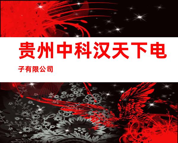 贵州中科汉天下电子有限公司
