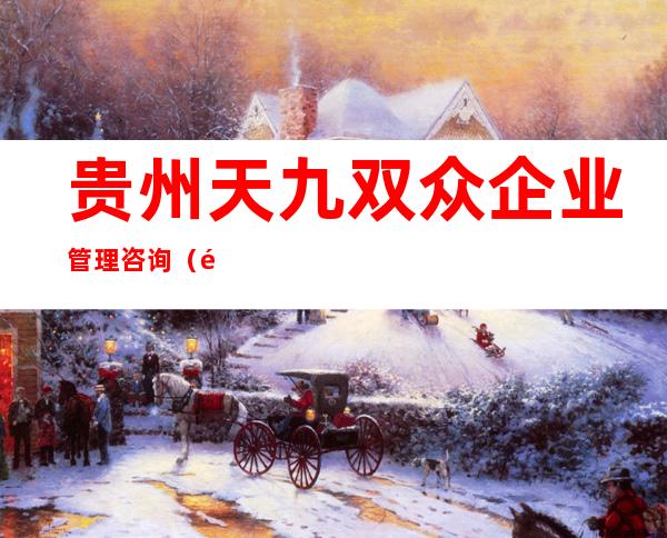 贵州天九双众企业管理咨询（集团）有限公司