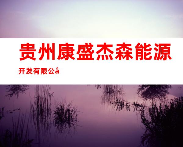 贵州康盛杰森能源开发有限公司