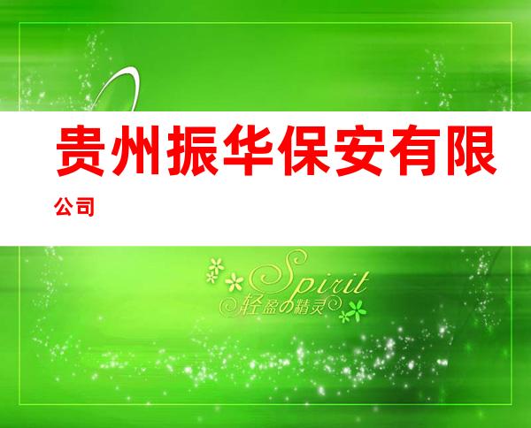 贵州振华保安有限公司