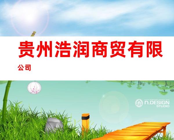 贵州浩润商贸有限公司