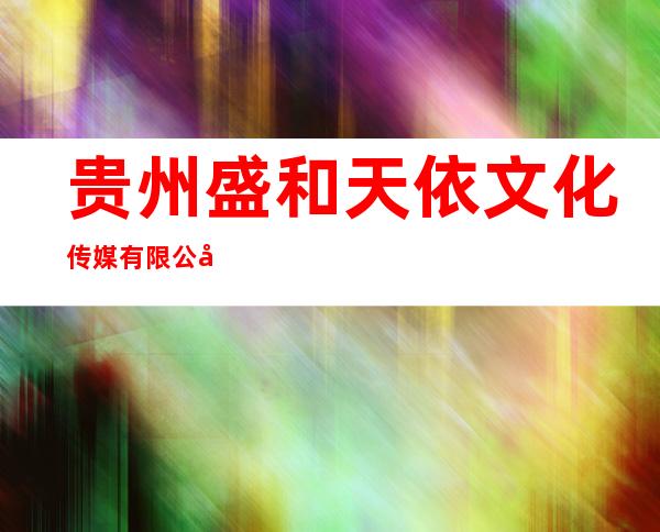 贵州盛和天依文化传媒有限公司