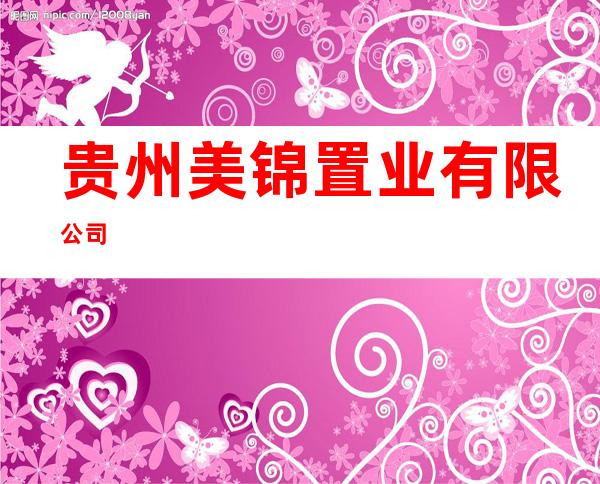 贵州美锦置业有限公司