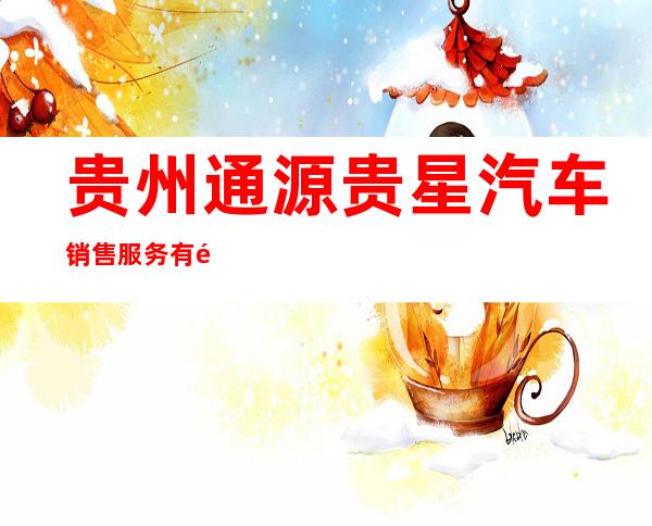 贵州通源贵星汽车销售服务有限公司