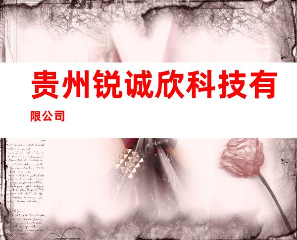 贵州锐诚欣科技有限公司