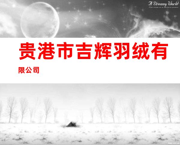 贵港市吉辉羽绒有限公司