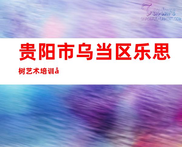 贵阳市乌当区乐思树艺术培训学校有限公司