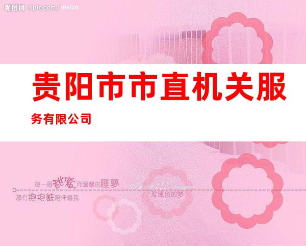 贵阳市市直机关服务有限公司