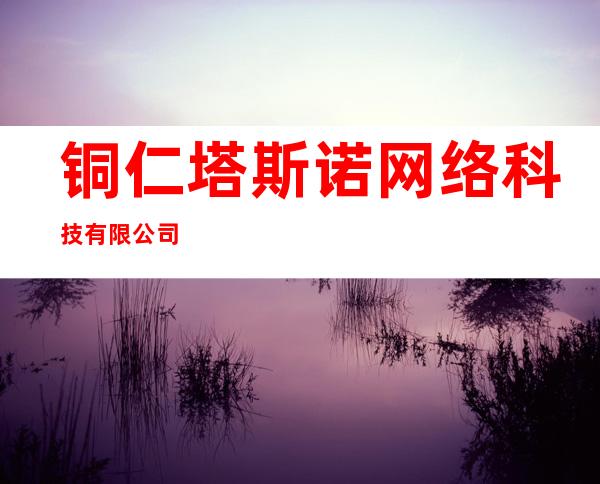 铜仁塔斯诺网络科技有限公司