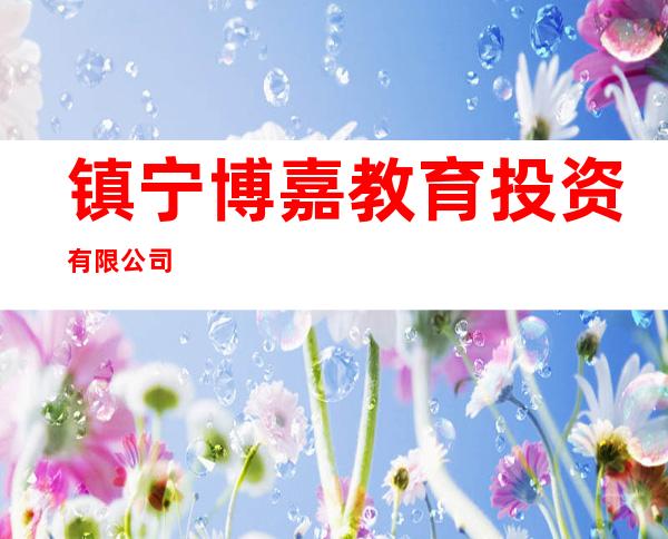 镇宁博嘉教育投资有限公司