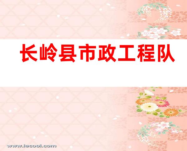 长岭县市政工程队
