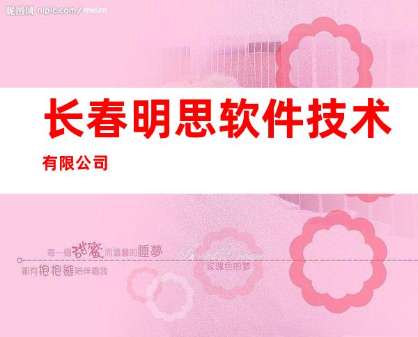 长春明思软件技术有限公司