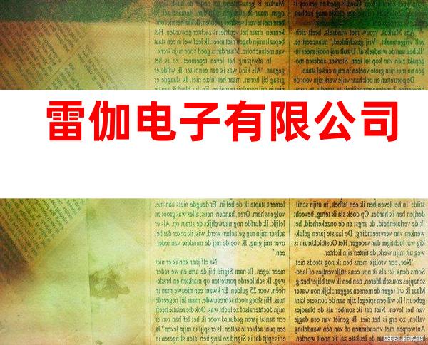雷伽电子有限公司