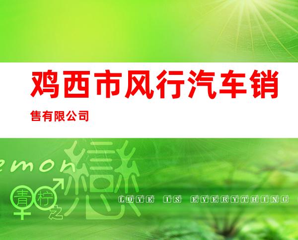 鸡西市风行汽车销售有限公司
