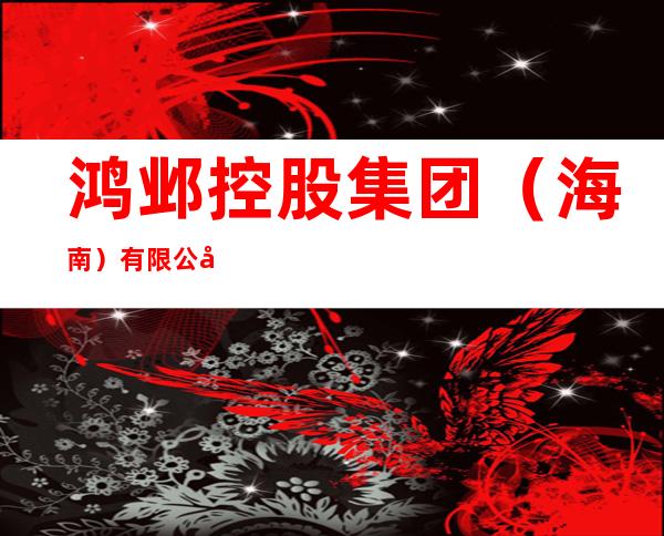 鸿邺控股集团（海南）有限公司