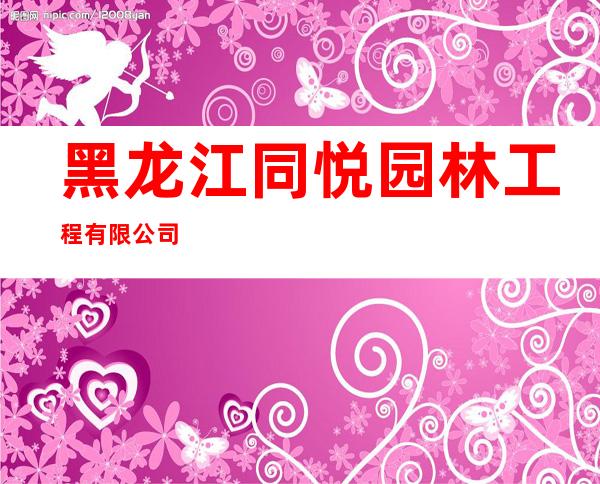黑龙江同悦园林工程有限公司