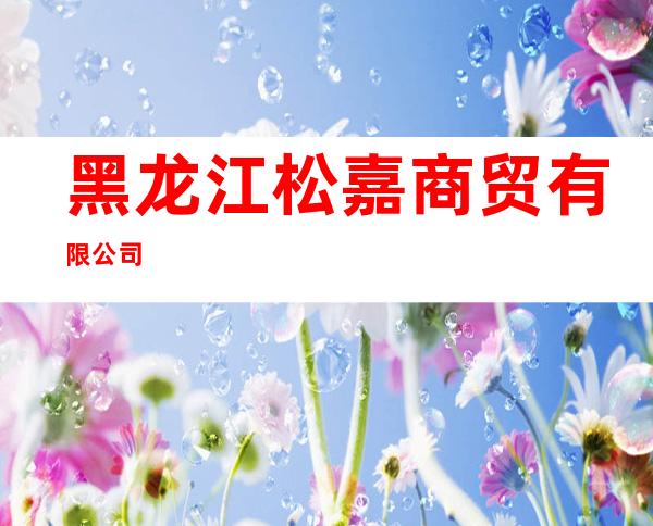 黑龙江松嘉商贸有限公司